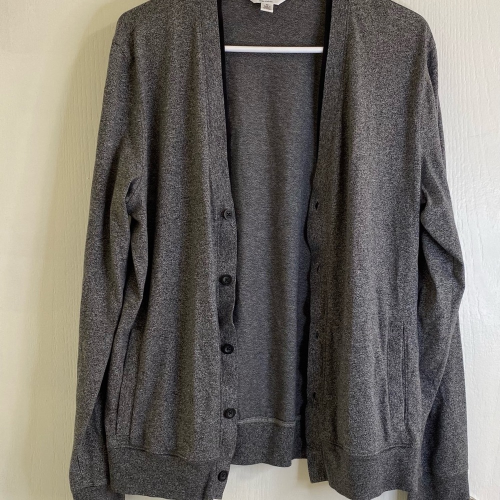 Dark Grey Men’s Fitted Calvin Klein Cardigan